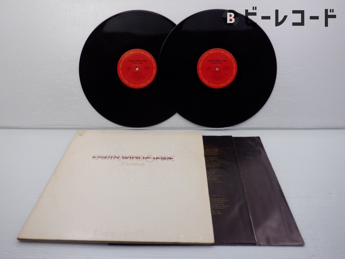 Earth Wind & Fire／Gratitude ライブ 日本盤2枚組LP - メルカリ