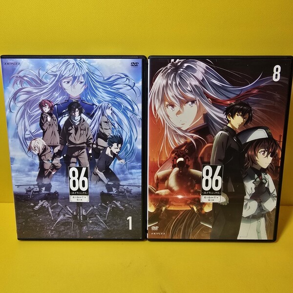 新品ケース交換済み 86 エイティシックス DVD 全8巻セット
