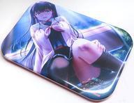 中古バッジ・ビンズ 仁田原夢羽 脱ストッキングCG スクエア缶バッジ 「PS4/Switch/PCソフト 制服カノジョ