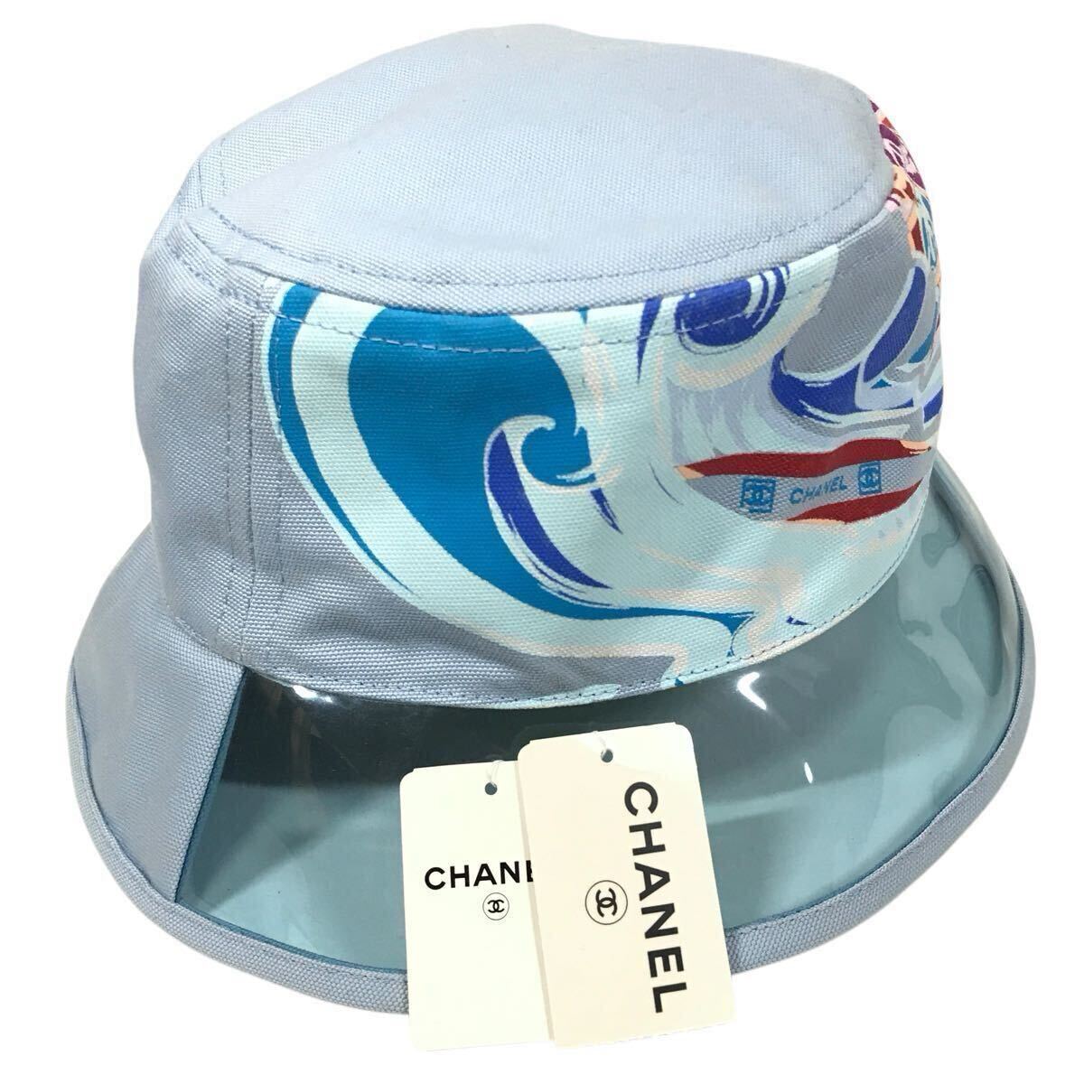 CHANEL バケットハット 黒 CCロゴ
