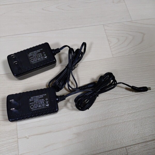 電源アダプター 2個セット ACアダプター FJ-SW1202000P SWITCHING ADAPTOR