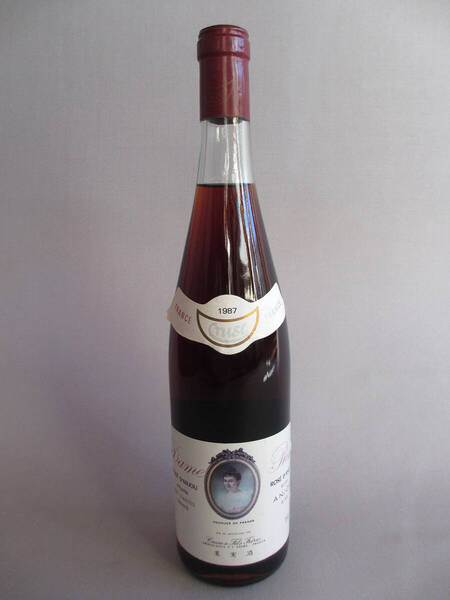 ★◆ フランスワイン クルーズ ダム ロゼ ダンジュー 750ml 14% 1987年 Cruse Dame Rose d'Anjou 未開栓 レア ビンテージ 送料無料 ☆★