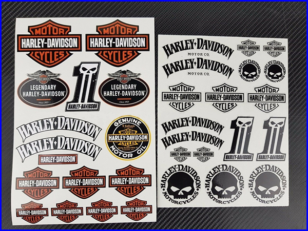 HARLEY-DAVIDSON ハーレーダビッドソン ステッカー2枚セット S192