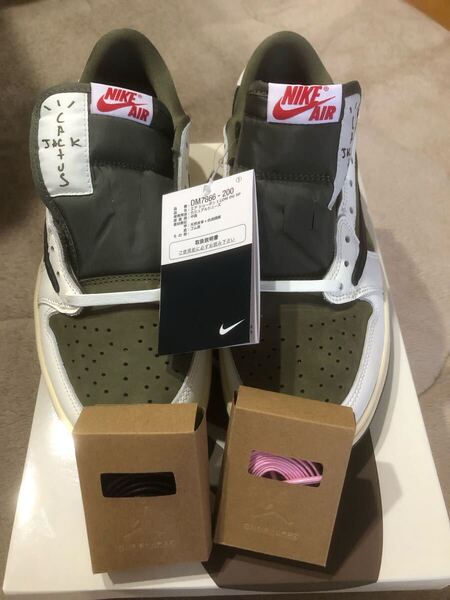 SNKR当選 ナイキ トラヴィススコット ジョーダン1 ロー travis Scott jordan1 low 26.5cm