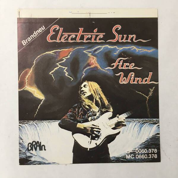 ELECTRIC SUN FIRE WIND PROMO STICKER ドイツ製 約10㎝×11㎝ 未使用 ULI JOHN ROTH SCORPIONS