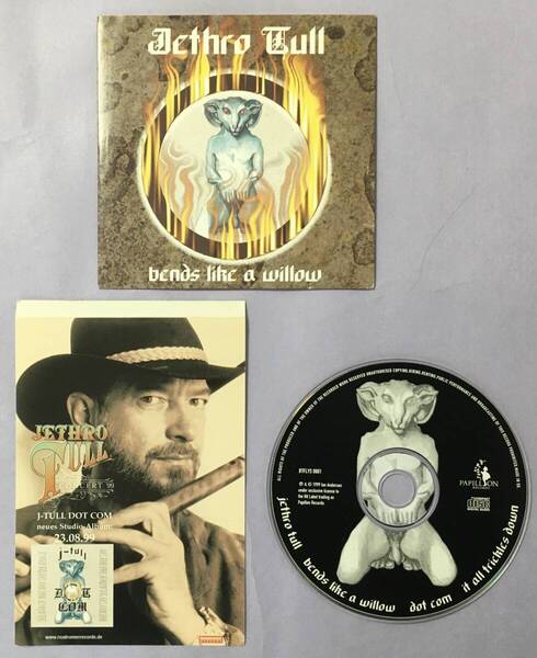 JETHRO TULL BENDS LIKE A WILLOW LIMITED EDITION 2898 UK盤 PROMO CARD