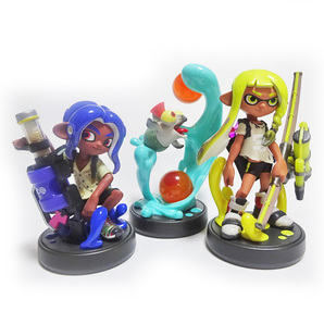 ★3個セット★中古★amiibo★アミーボ★スプラトゥーン★インクリング★オクトリング★コジャケ★switch★スイッチ★任天堂★ニンテンドウ