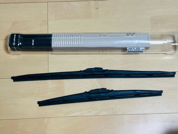 【中古品】レクサスIS 純正部品 ウィンターブレード左右セット 600mm&450mm 冬用ワイパー ASE/AVE/GSE3系