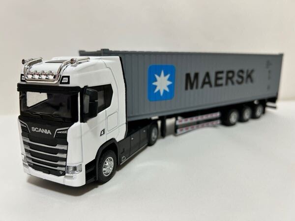 スカニア コンテナ トレーラー 1/50 MAERSK SCANIA モデルカー ミニカー ダイキャストカー 京商 オートアート トミカ