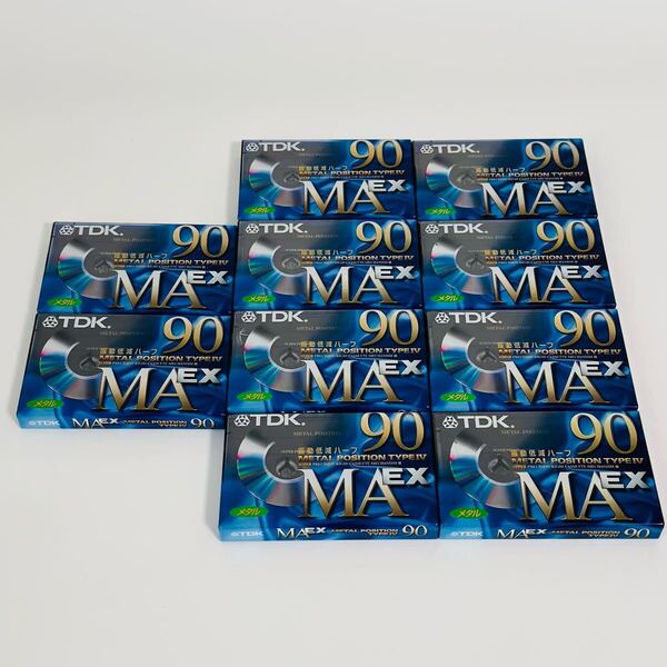 【新品未開封】TDK メタルテープ カセットテープ 90分 MAEX-90 10本セット