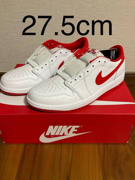 新品即決送料無料 AIR JORDAN 1 LOW OG WHITE AND UNIVERSITY RED CZ0790-161 (ホワイト/ユニバーシティレッド)エア ジョーダン 1