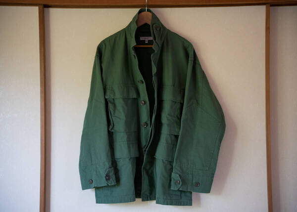 ENGINEERED GARMENTS BDU Jacket Olive Cotton Ripstop XXSサイズ