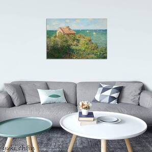 モネ アートパネル 油絵 絵画 複製画 風景画 飾り絵 50x75cm 印象派 壁掛け インテリア アート プレゼント 玄関