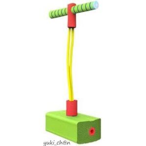 ホッピング ゴム製 知育おもちゃ 室内ホッピング 子供 ほっぴんぐ おもちゃ 外遊びおもちゃ 緑