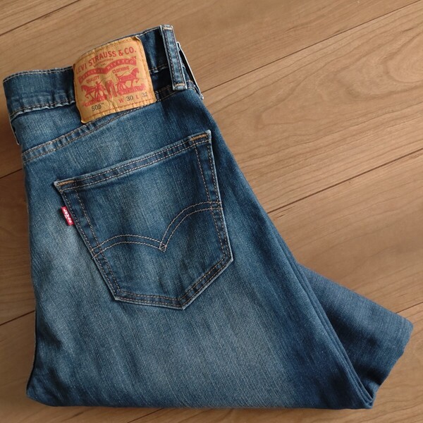 Levi's 505ジーンズ/デニムパンツ/16年製/古着/実寸W31L31【L4377】