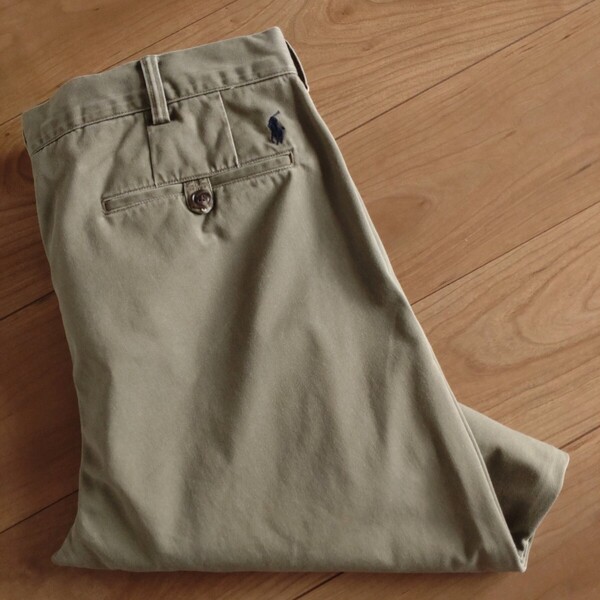 POLO RALPH LAUREN ツイルパンツ/SLIMFIT/古着/実寸W36L31【L4512】
