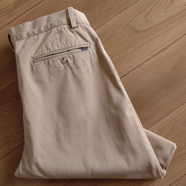 POLO RALPH LAUREN ツイルパンツ/チノ/CLASSIC FIT/古着/実寸W35L31【L4516】