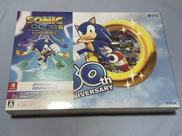 未使用未開封 ニンテンドースイッチ ソニックカラーズ アルティメット 30thアニバーサリーパッケージ