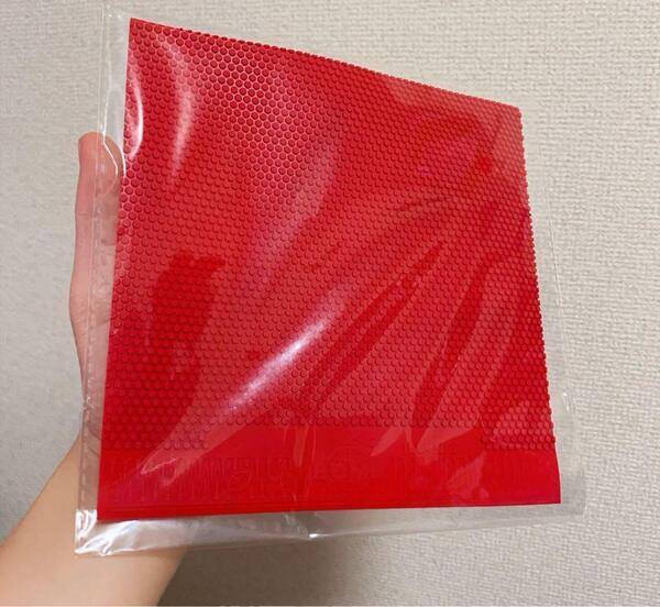 赤 OX 卓球 ラバー BOMB ハマー HAMMER 表ソフト 一枚 T2