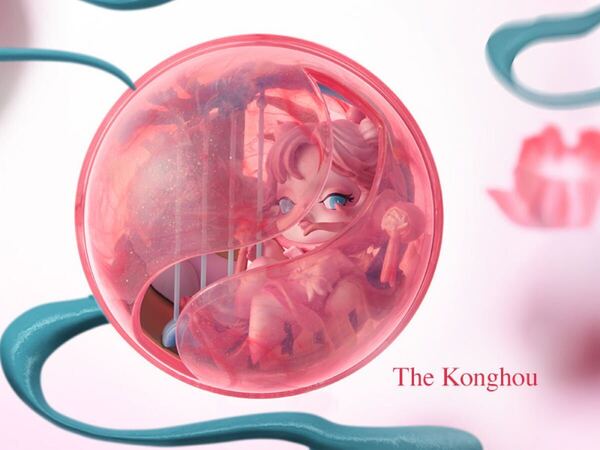 完売品popmart SKULLPANDA The Mirage シリーズThe Konghou送料無料