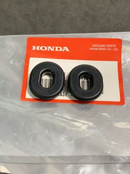 12V モンキー メッキ 三つ又 カバー HONDA エンブレム 取り付け ゴム 2個 純正新品 モンキー125 エイプ ダックス