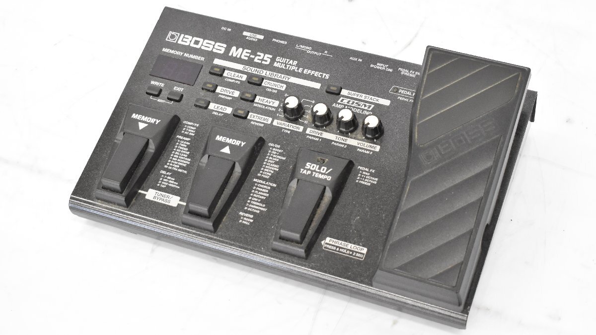 BOSS ME-25 ギターエフェクター Yahoo!オークション -「boss me-25」の落札相場・落札価格