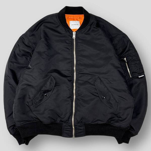 美品 COOTIE PRODUCTIONS / クーティープロダクションズ Error Fit MA-1 Flight Jacket フライトジャケット CTE-24A213 L ブラック SSM5345