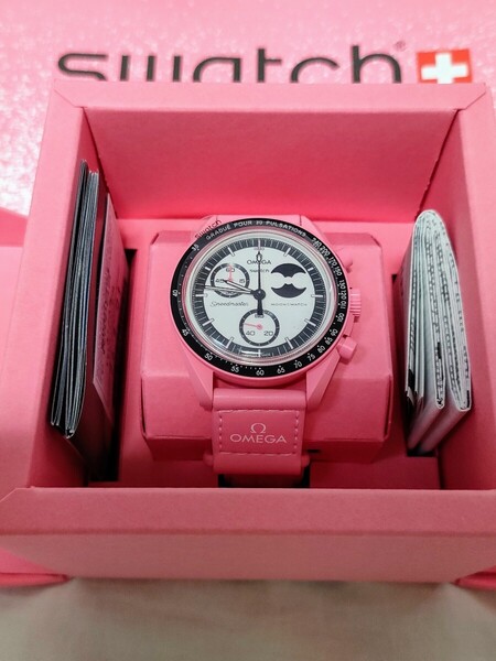 Swatch x OMEGA MISSION TO THE PINK MOONPHASE