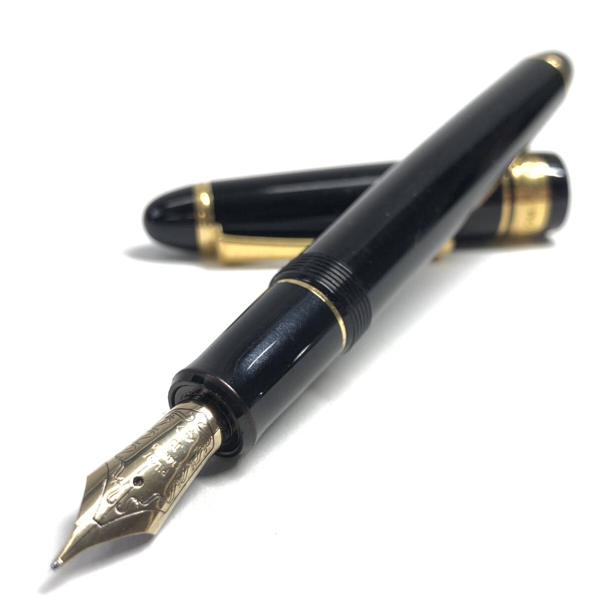 ☆PILOT パイロット カスタム74 万年筆 ペン先14金 585 中古