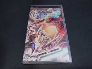 PSP ファンタシースターポータブル / ケース・解説書・アンケートハガキ・チラシ付き