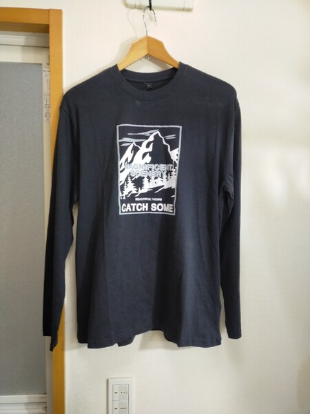 新品 Timothy 山柄ペイント 長袖T シャツ L