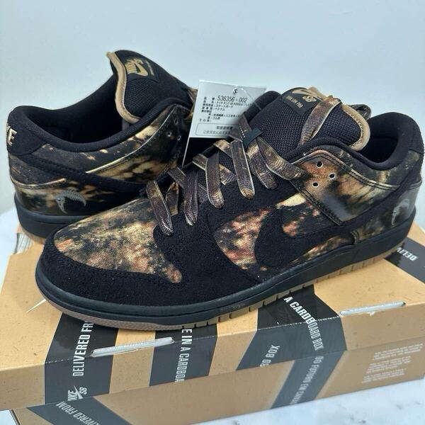 【送料無料】新品・未使用 US10 28.0 NIKE SB DUNK LOW PUSHEAD II Black ナイキ ダンク supreme レア