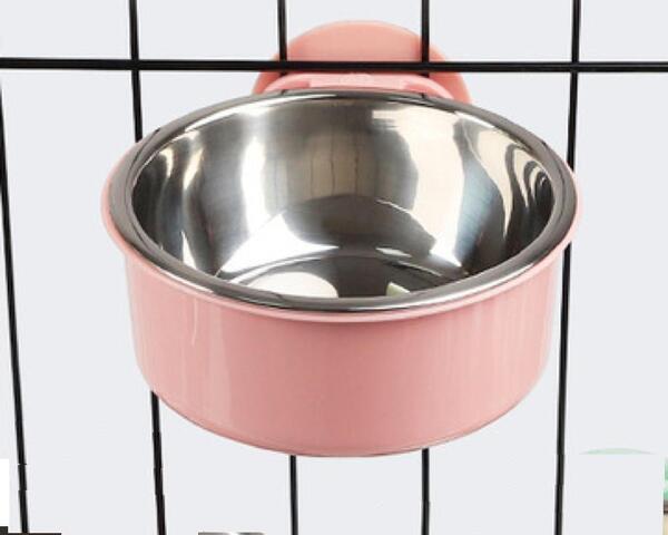 ペットエサ皿 グレー フードボール 犬 猫 えさ入れ 水入れ 固定式