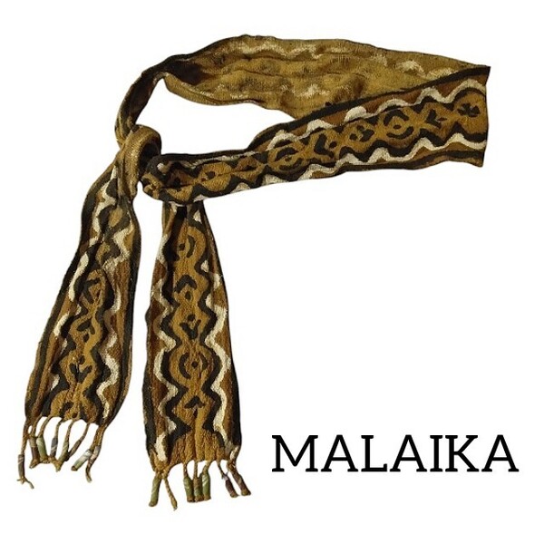 【MALAIKA】 マライカ 巻ベルト ボゴランベルト アジアン エスニック 個性的 ビーズ メンズ レディース 男女兼用