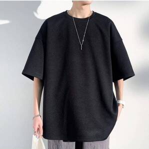 夏服 メンズ tシャツ メンズ 半袖 大きいサイズ 無地 五分袖 速乾性 柔らかい 服 メンズ