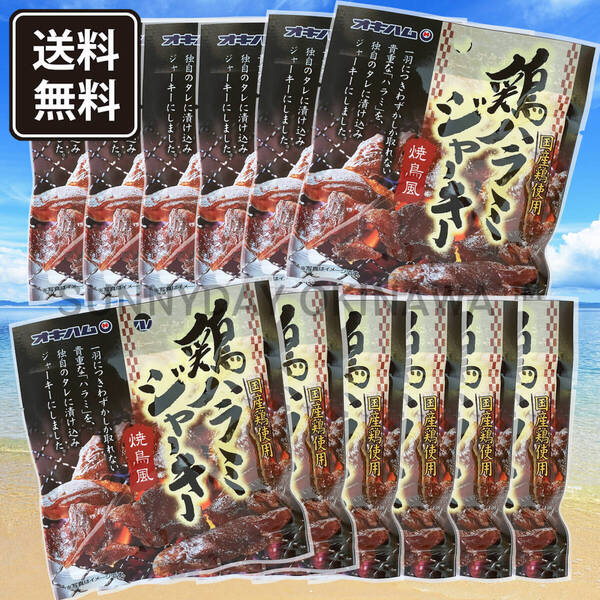 鶏ハラミジャーキー 20g 12袋 オキハム 沖縄珍味 おつまみ 沖縄旅行 沖縄お土産
