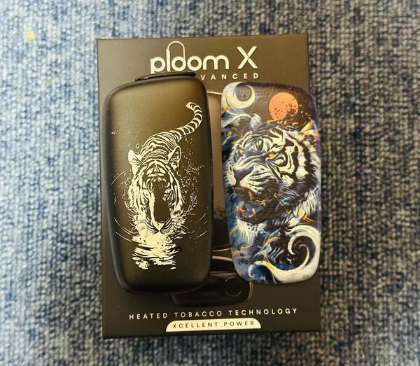 Ploom X アドバンス本体 プルームエックス アドバンスド 本体 レーザー加工 UVプリント No15 虎