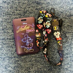 IDカードホルダー IDカードケース 社員証ケース ネックストラップ付 12