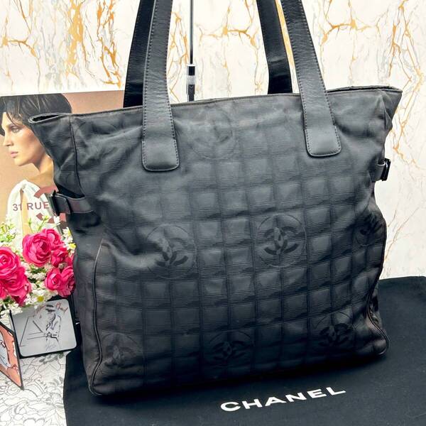 ★美品★ CHANEL シャネル ニュートラベルライン トートバッグ GM