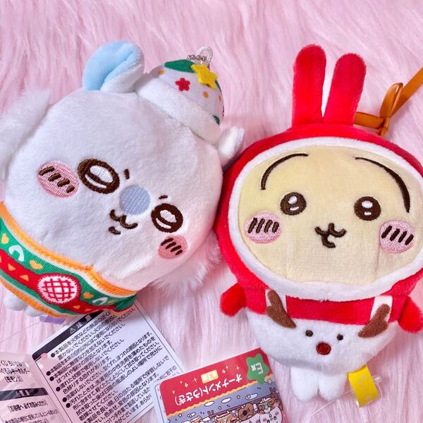 ちいかわ エニマイくじ うさぎ オーナメント モモンガ マスコット ぬいぐるみ くじ 一番くじ クリスマス セット