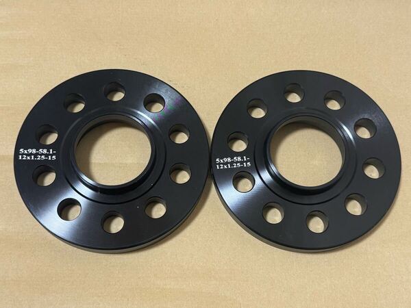 アルファロメオ用 5H-98 15mm スペーサー ハブ一体