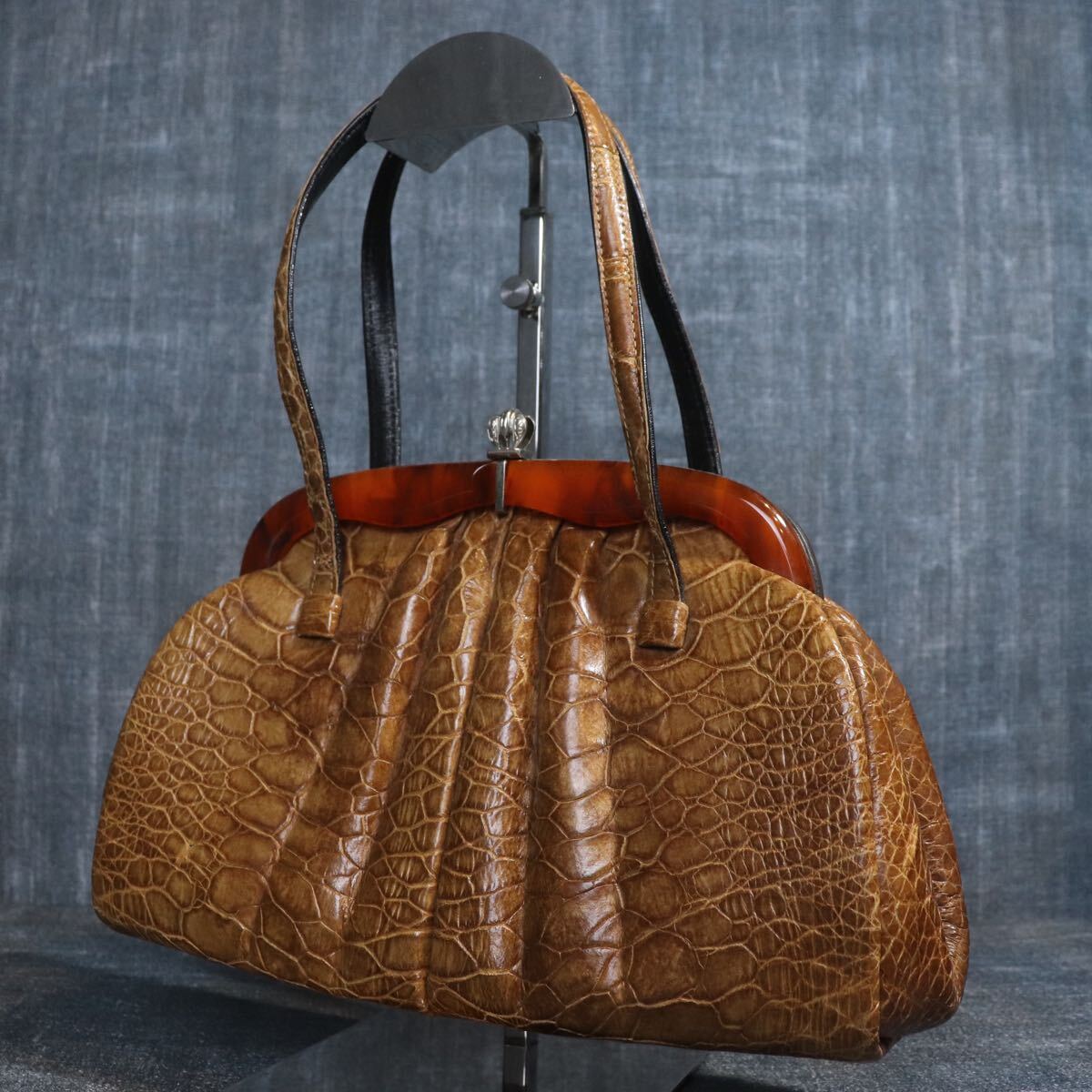 Vintage Turtle Leather Bag（カメ革 ヴィンテージバッグ