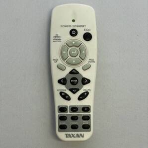 【中古・美品/希少/動作確認済】★TAXAN:プロジェクター用リモコン(型番不明)★