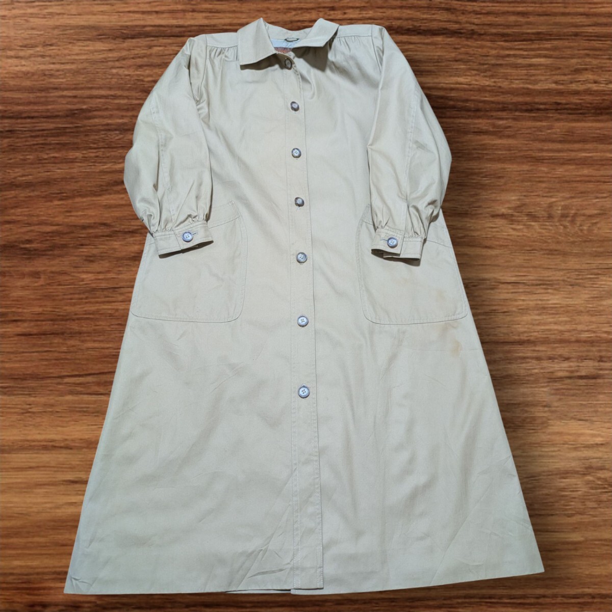 極美品！　イヴサンローラン 切り返し バイカラー ロングコート M ベージュ系 2025年最新】Yahoo!オークション -イヴサンローラン コートの