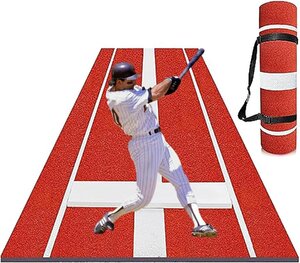 софтбол pitch ng коврик, бейсбол софтбол удар . batting коврик, in Ray резина maundo имеется (Red 91*304CM)