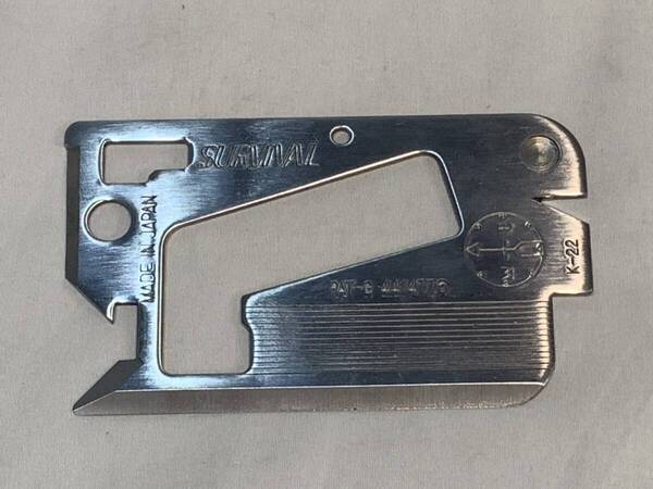 ★ 日本製 ★ 小型 サバイバルナイフ マルチツール カードサイズ ポケット キャンプ アウトドア 防災 MADE IN JAPAN