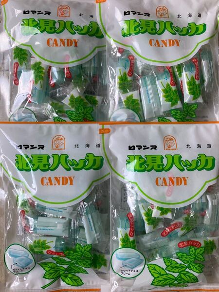 ロマンス 北見 ハッカ CANDY 北見ハッカ キャンディ 4袋セット