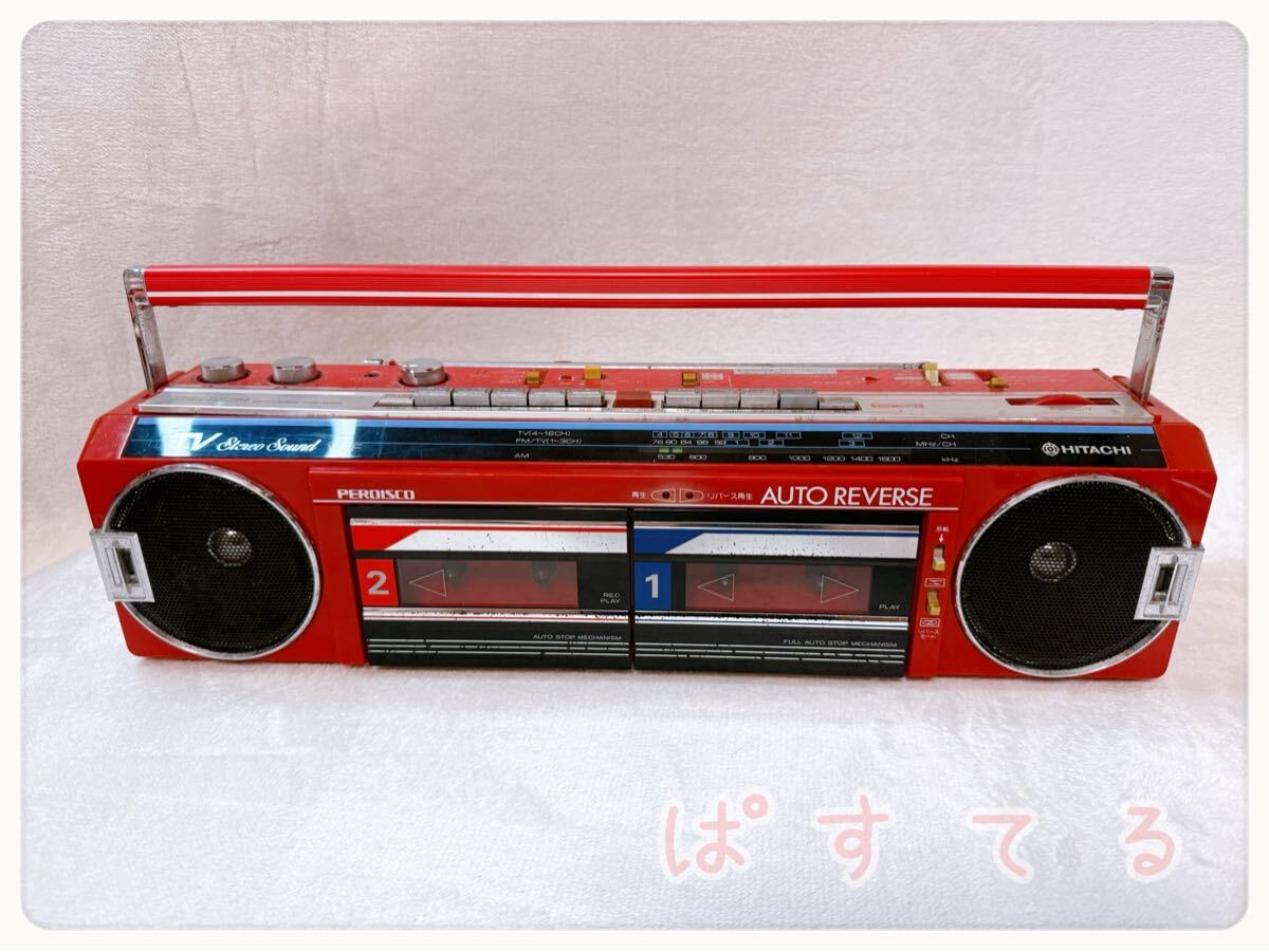 HITACHI 日立 TRK-W5 FM/AM ステレオカセットレコーダー