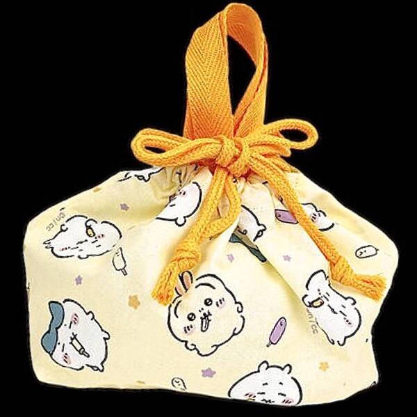 未開封 未使用品♪ ちいかわ★ランチ巾着 spiral cute パステルイエロー Skater★スケーター(株 可愛い★お弁当袋♪ 入園 入学 遠足