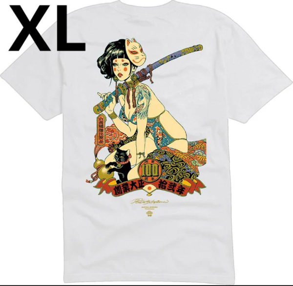 ロッキンジェリービーン Rockin'Jelly Bean MATSUI BIGEIDO SS T-SHIRT 新品即決 送料無料 国内正規 XL WHITE 松井美藝堂 美藝堂